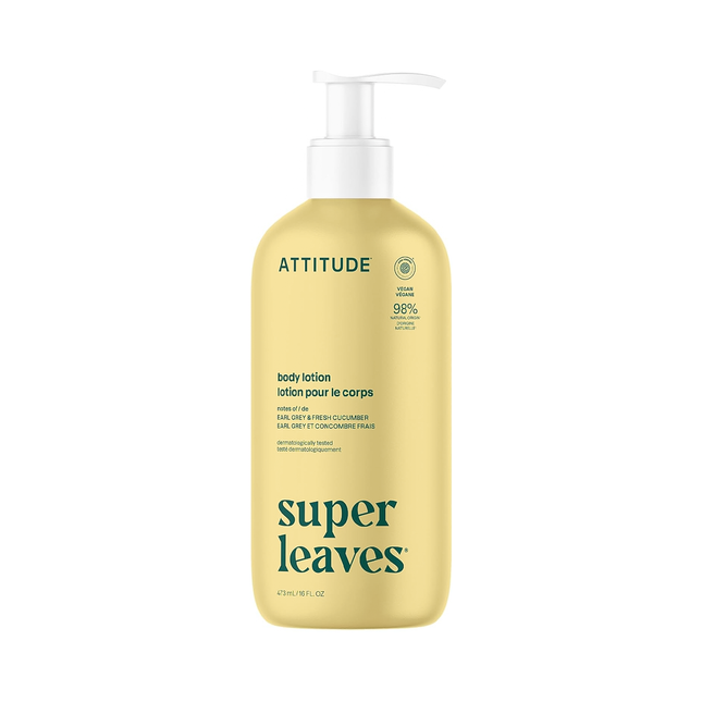 Lait corporel Attitude, Feuilles de citron | 473 ml