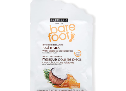 Freeman - Masque hydratant intensif pour les pieds nus - Lait de coco | 15 ml