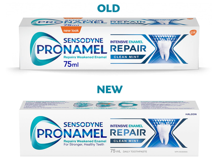 Sensodyne - Dentifrice Pronamel Réparation Émail Intense - Menthe Fraîche | 75 mL
