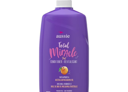 Aussie - Total Miracle Après-shampoing 7 en 1 à l'abricot et à l'huile de macadamia australienne | 778 ml