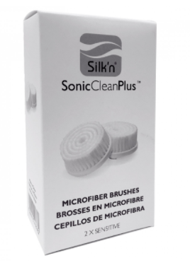 Brosses en microfibre Silk'n Sonic Clean Plus | 2 pinceaux réguliers
