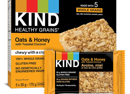 KIND - Chewy Healthy Grain Bars - Oats & Honey