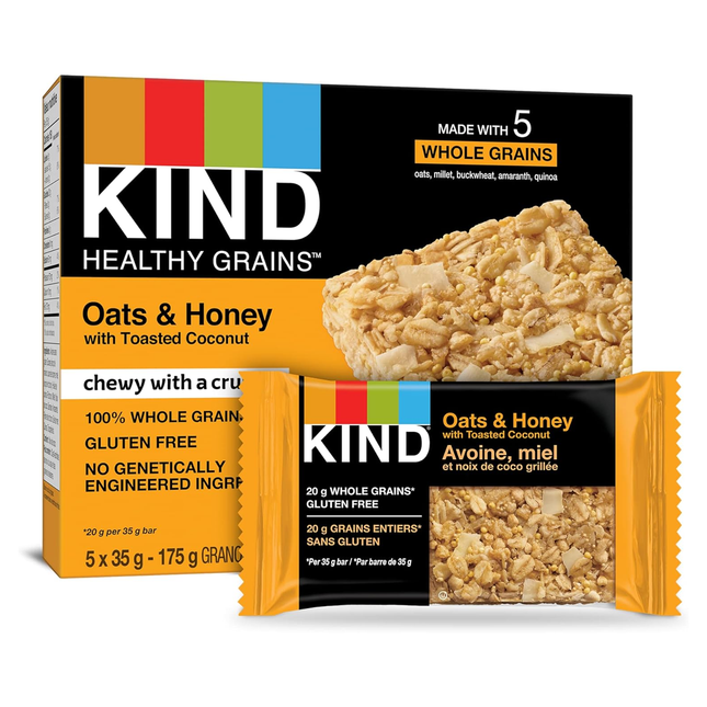 KIND - Chewy Healthy Grain Bars - Oats & Honey