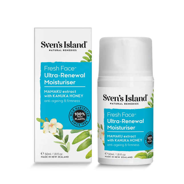 Sven's Island - Crème hydratante ultra régénératrice Fresh Face - Anti-âge et fermeté | 50 ml