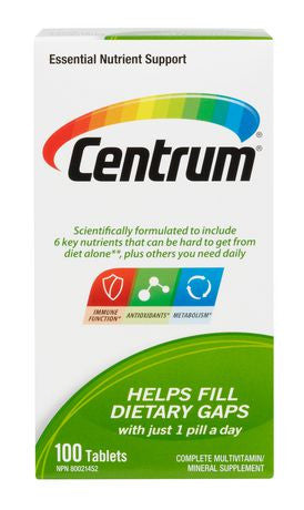 Centrum - Complete Multivitamin | 100 Tablets