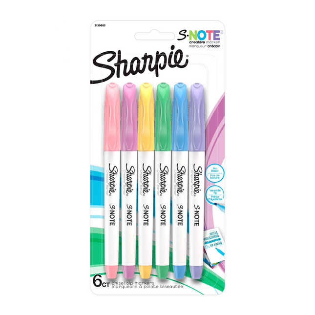 Sharpie - Chisel Tip Creative Markers | 6 ct