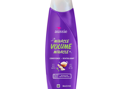 Aussie - Après-shampoing Miracle Volume à l'Eau de Riz | 360 mL