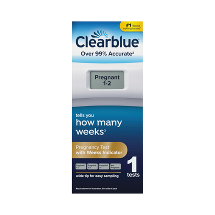 Clearblue - Pregnancy Test with Weeks Indicator | 1 Digital Test