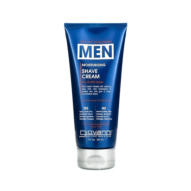 Giovanni - Men's Moisturizing Shaving Cream, For All Skin Types | 207 mL