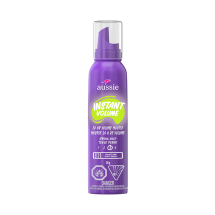 Aussie - Mousse Volume Instantané 24H - Tenue Forte | 170g