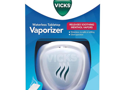 Vicks - Waterless Tabletop Vapourizer - Model V1900-CAN | 1 Device - 5 Vicks VAPOPADS