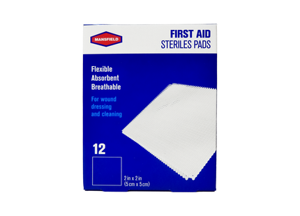 Mansfield - First Aid Sterile Pads 2 x 2