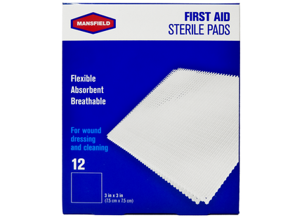 Mansfield - First Aid Sterile Pads 3 x 3