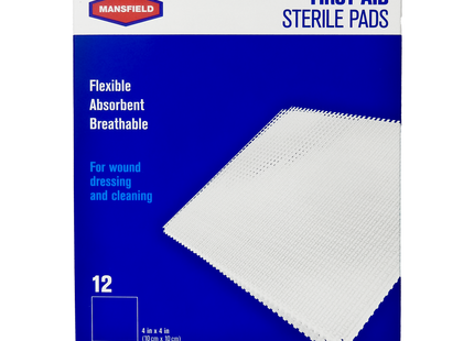 Mansfield - First Aid Sterile Pads 4 x 4