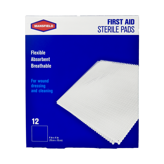 Mansfield - First Aid Sterile Pads 4 x 4