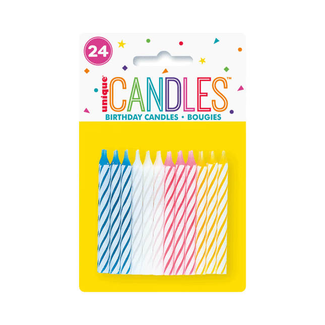 Unique - Birthday Candles | 24