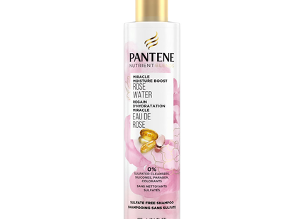 Pantene Pro-V - Nutrient Blends Sulfate Free Shampoo with Rose Water | 285 mL