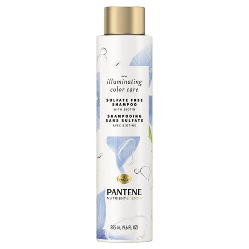 Pantene Pro-V - Mélanges de nutriments - Soin couleur illuminant - Shampooing sans sulfate avec biotine | 285 ml