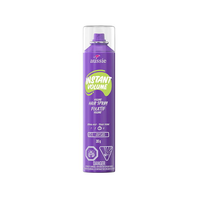 Aussie - Spray pour cheveux à tenue forte et volume instantané - pour cheveux lisses et ondulés | 283g