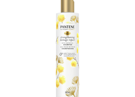 Pantene Pro-V - Mélanges de nutriments renforçant la réparation des dommages - Shampoing sans sulfate à l'huile de ricin | 285 ml