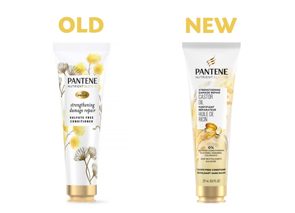 Pantene - Après-shampoing fortifiant réparateur sans sulfate à l'huile de ricin | 237 ml