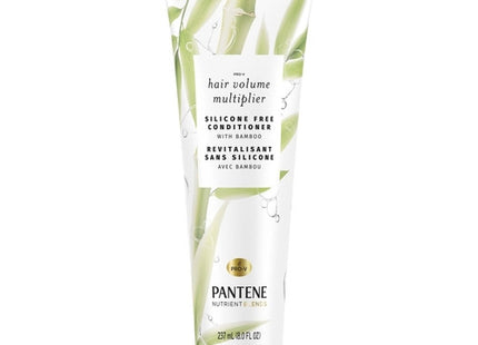 Pantene Pro-V - Mélanges de nutriments - Multiplicateur de volume capillaire - Après-shampooing sans silicone avec bambou | 237 ml 