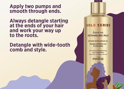 Pantene - Gold Series Leave-On Detangling Milk | 225 mL