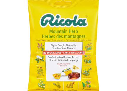 Ricola - Mountain Herb Cough Suppressant Throat Lozenges | 19 Lozenges