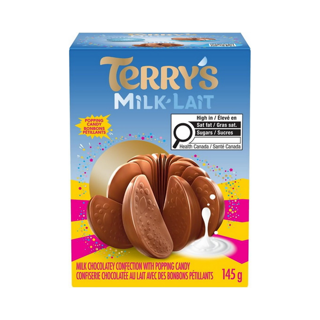 Terry's - Milk Chocolate with Popping Candy | 145 g