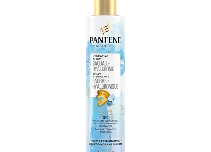 Pantene Pro-V - Nutrient Blends Hydrating Glow Sulfate Free Shampoo with Baobab Essence | 285 mL