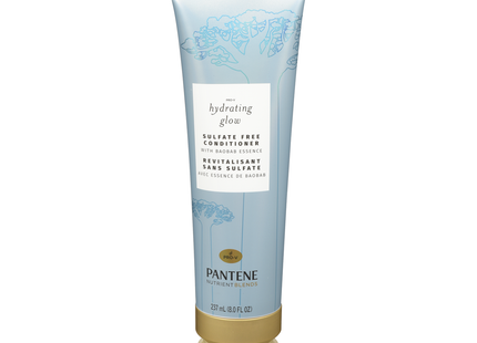 Pantene Pro-V - Après-shampoing Hydratant Éclat Sans Sulfate Nutrient Blends à l'Essence de Baobab | 237 mL