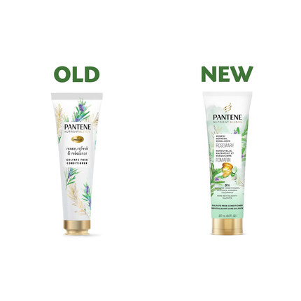 Pantene - Revitalisant sans sulfate Nutrient Blends au romarin | 285 ml