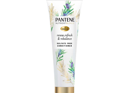 Pantene - Après-shampooing Nutrient Bends Renew, Refresh &amp; Reblance au romarin | 237 ml