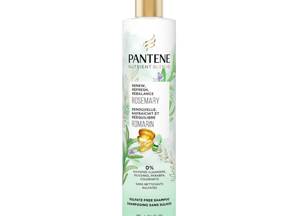 Pantene - Nutrient Blends Sulfate Free Shampoo with Rosemary | 285 mL