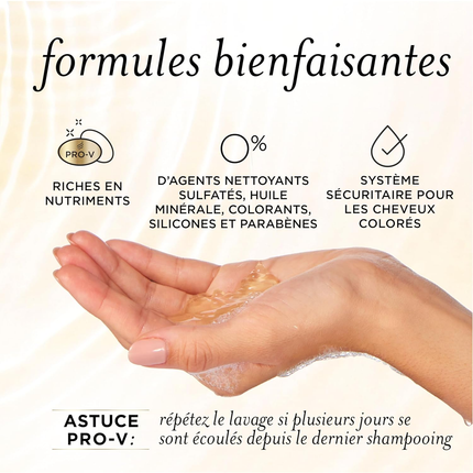 Pantene - Shampoing sans sulfate Nutrient Blends au romarin | 285 ml