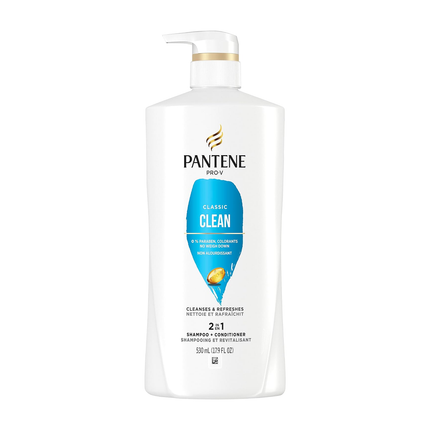 Pantene - Shampoing + revitalisant Pro V Classic Clean 2IN1 | 530 ml