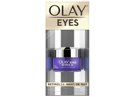 Olay - Crème de nuit pour les yeux au rétinol 24 heures | 15 ml