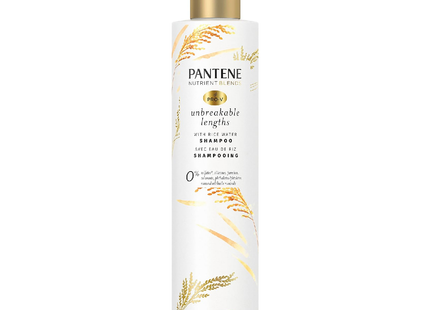 Pantene - Shampooing Nutrient Blends Unbreakable Lengths à l'eau de riz | 285 ml