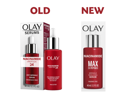 Olay - Niacinamide + MAX 2x Peptides Wrinkle Reducing Serum | 40 mL