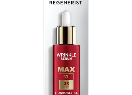 Olay - Regenerist Wrinkle Serum Max B3 2X Peptides | Fragrance Free | 40 mL