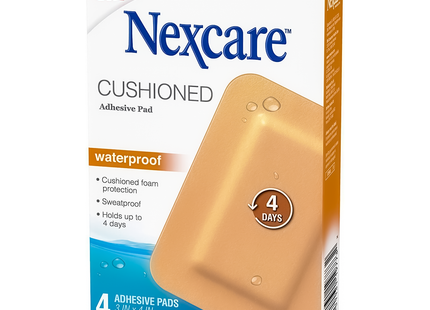 Nexcare - Absolute Waterproof Adhesive Sterile Pads | 4 Count