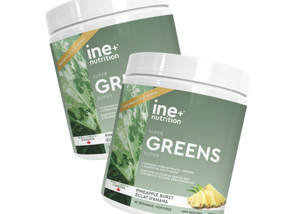 DOUBLE PACK ine+ Nutrition - Super Greens Pineapple Burst | 300 g