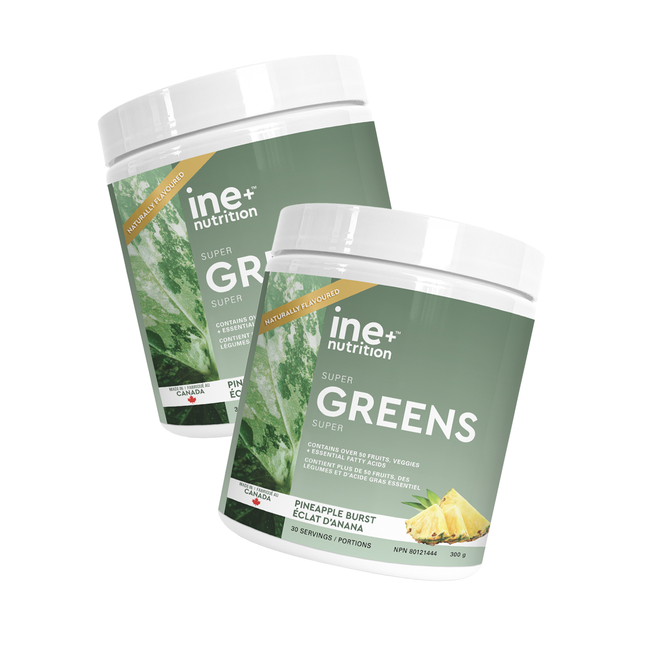 DOUBLE PACK ine+ Nutrition - Super Greens Pineapple Burst | 300 g