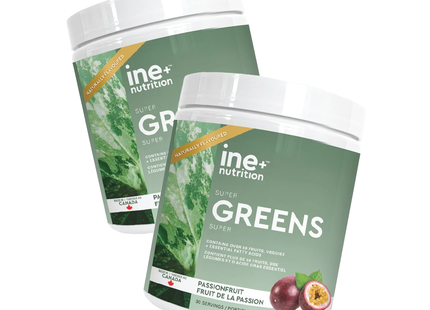 DOUBLE PACK ine+ Nutrition - Super Greens Passionfruit | 300 g