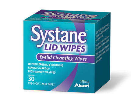 Systane Lid Wipes - Eyelid Cleansing Wipes | 32 Wipes