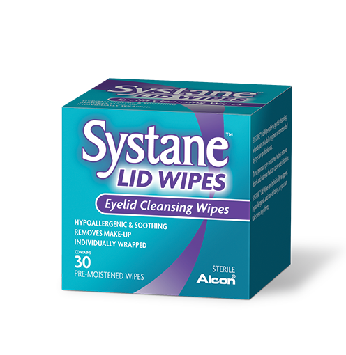 Systane Lid Wipes - Eyelid Cleansing Wipes | 32 Wipes