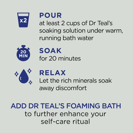 Dr Teal's - Pure Epsom Salt with Cannabis Sativa Hemp Seed Oil | 1.36 kg