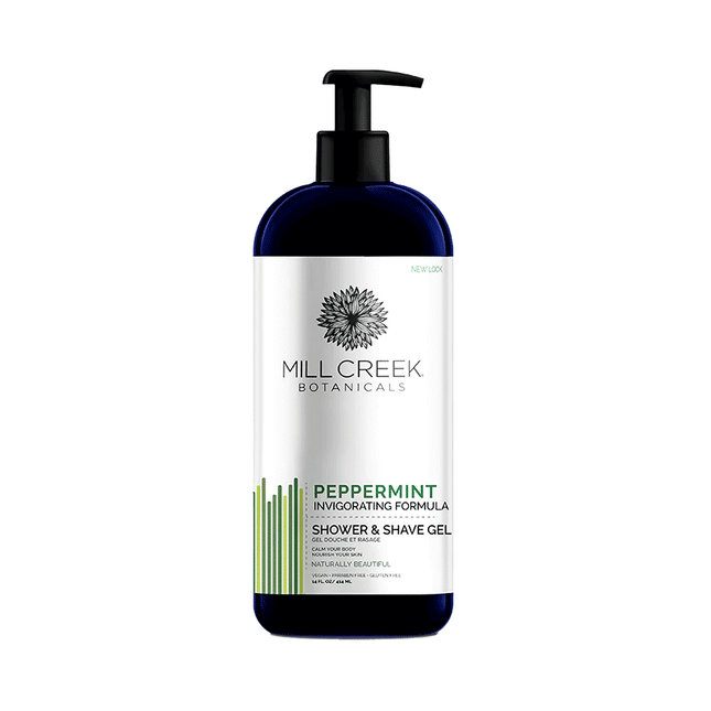 Mill Creek Botanicals - Peppermint Shower & Shave Gel | 414 mL