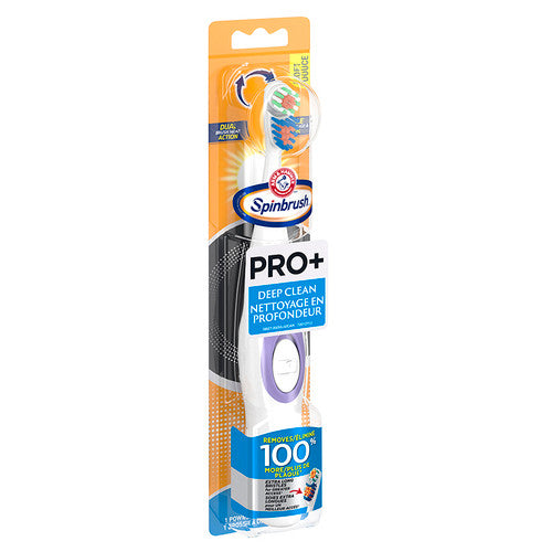 Arm & Hammer - Spinbrush Soft - Pro + Deep Clean | 1 Battery Powered Tooth Brush