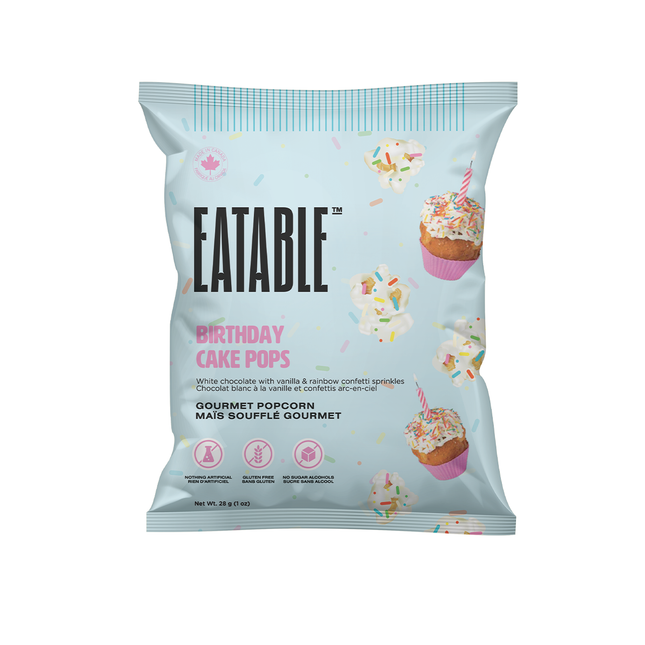 Eatable - Birthday Cake Pops | 28g 12Pk